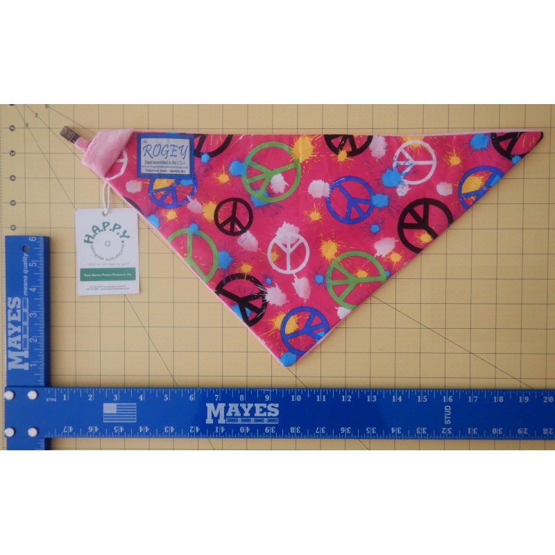 ROGEY PETITE BANDANA - PEACE SIGNS