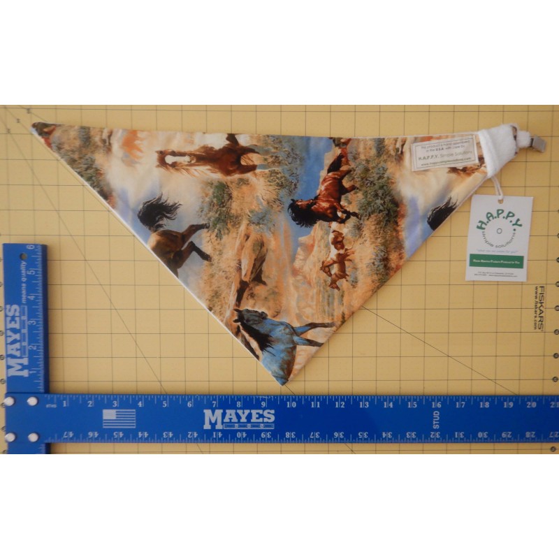 ROGEY PETITE BANDANA - WILD HORSES_terry