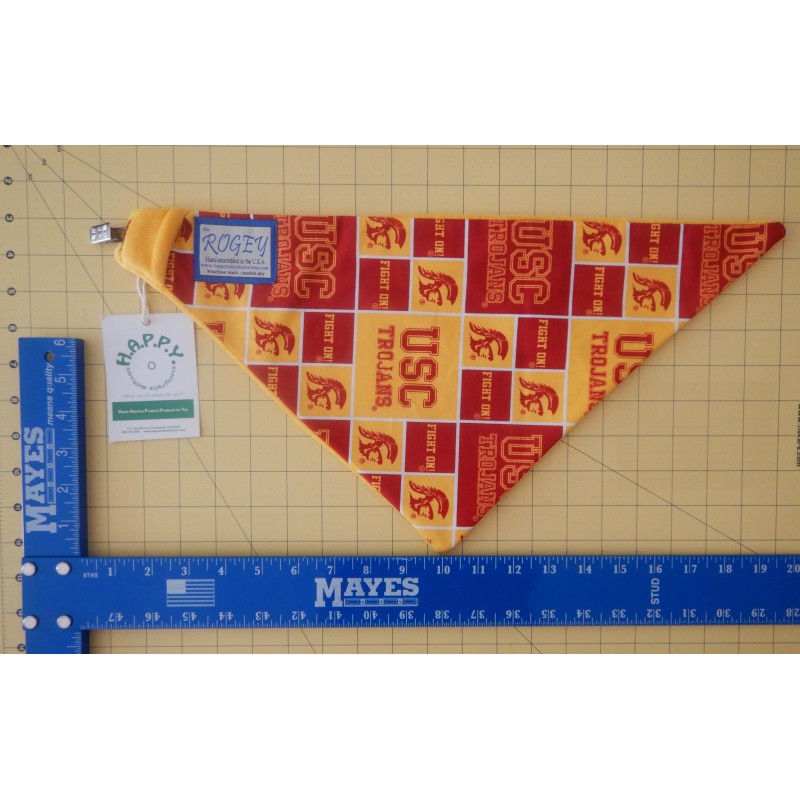ROGEY PETITE BANDANA - *COLLEGE FAN - USC-velour