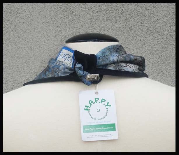 Rogey BANDANA - GREY LEAF BATIK