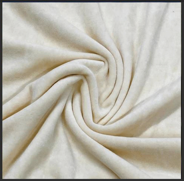 Natural (Dye-free) Bamboo Velour - priced in 1/2 yard increments