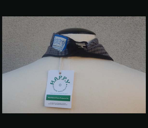 ROGEY PETITE BANDANA - BLACK/GREY FLANNEL