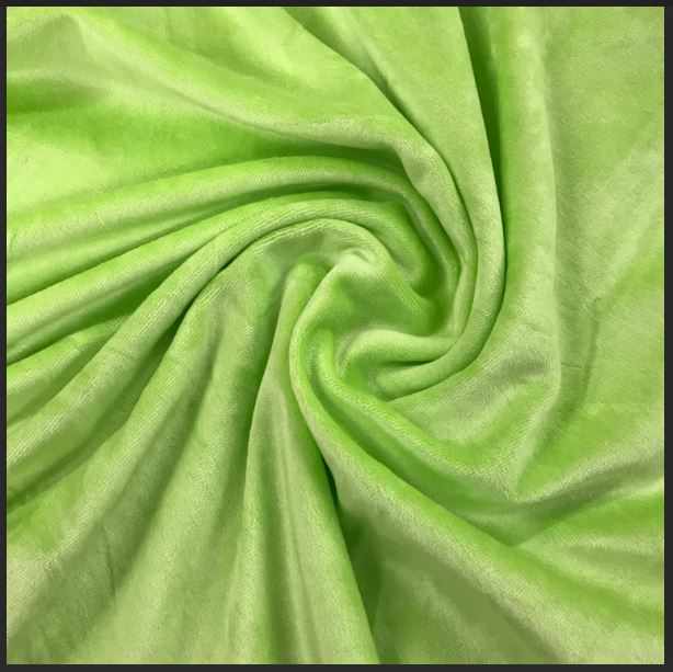 Mint Green Bamboo Velour - priced in 1/2 yard increments