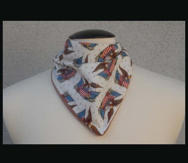ROGEY PETITE BANDANA - PATRIOTIC EAGLES