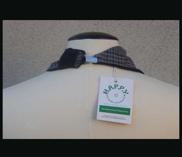 ROGEY PETITE BANDANA - BLACK/GREY FLANNEL