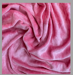 Pink Velour - priced in 1/2 yard increments