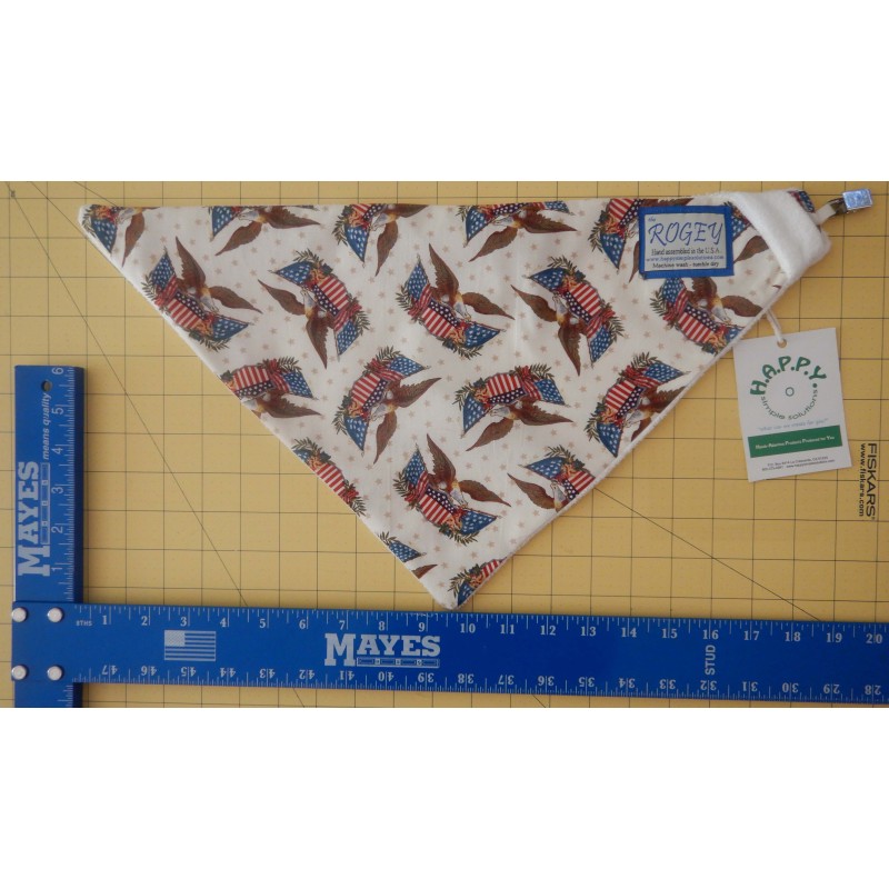 ROGEY PETITE BANDANA - PATRIOTIC EAGLES_terry