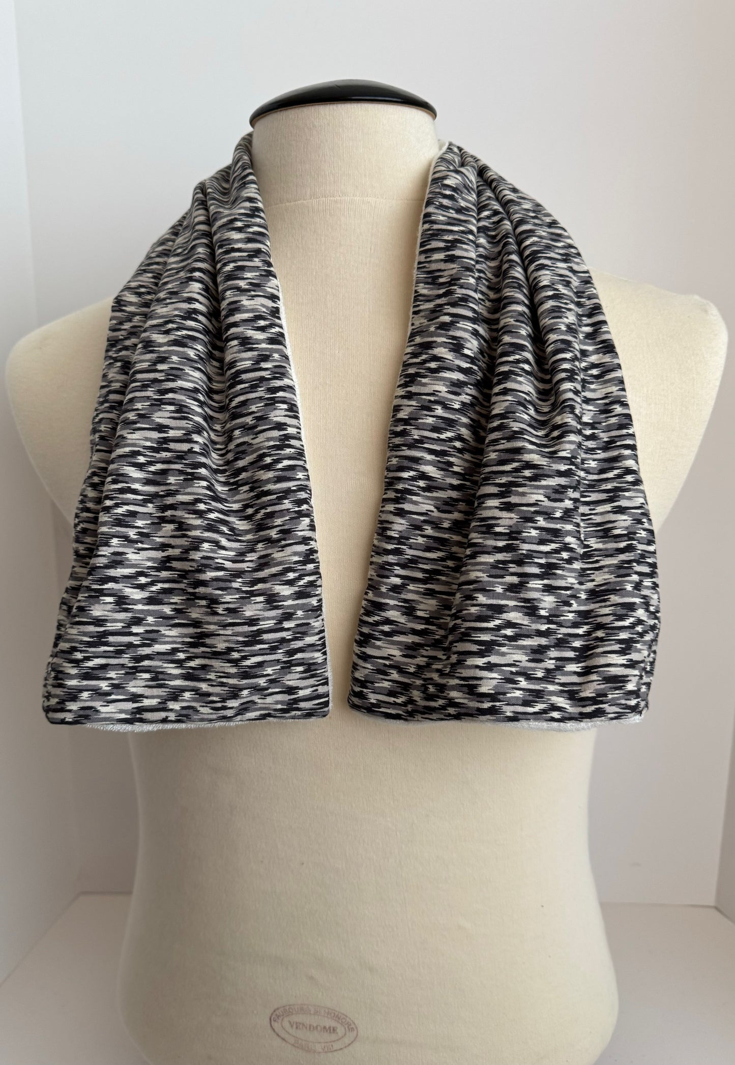 Rogey Scarf_BLACK/GREY SPECKLED