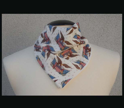 ROGEY PETITE BANDANA - PATRIOTIC EAGLES_terry