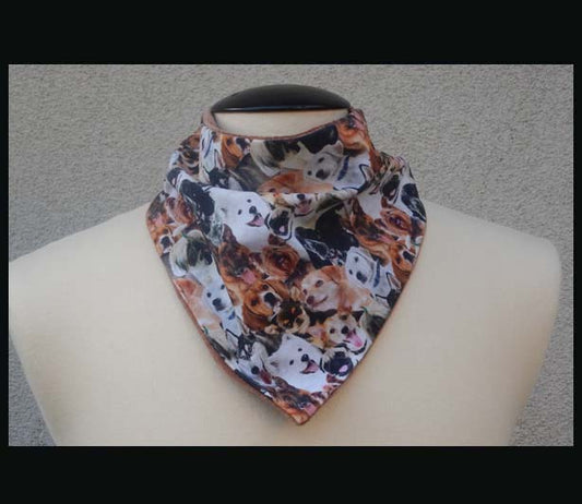 ROGEY PETITE BANDANA - DOGS_brown