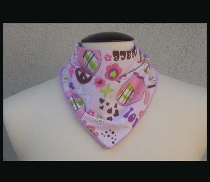 ROGEY PETITE BANDANA - PINK PEACE LOVE