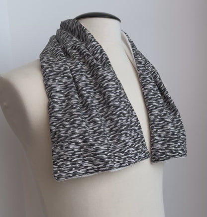 Rogey Scarf_BLACK/GREY SPECKLED